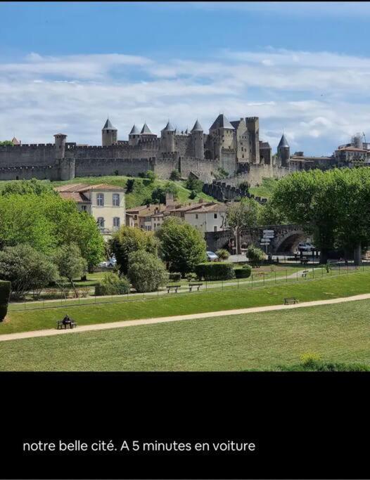 Superbe Appartement En Residence Privee Carcassonne Eksteriør billede